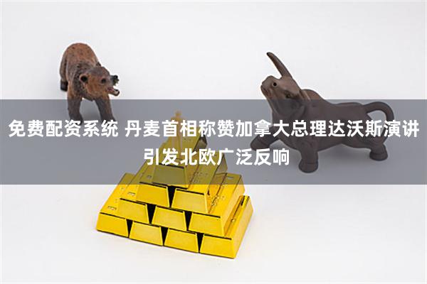 免费配资系统 丹麦首相称赞加拿大总理达沃斯演讲 引发北欧广泛反响
